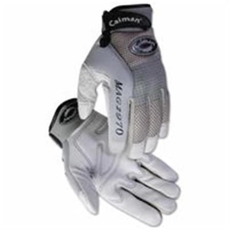 Caiman 2970 Leather Palm, L, Gray 607-2970-L